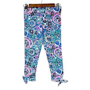 Lilly Pulitzer Maia Leggings The Swim Reduced Multi Size XL 12/14 NWT Cropped